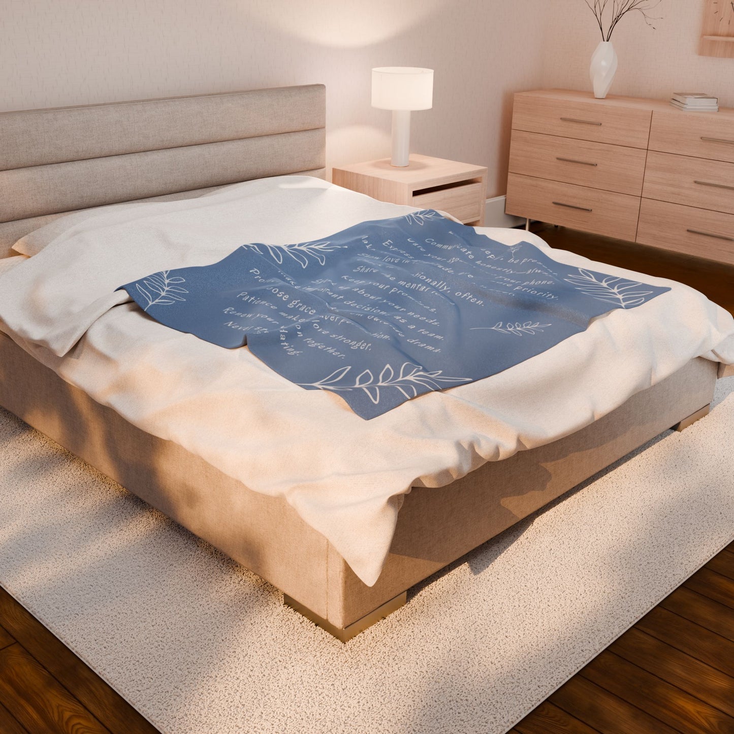 MARRIAGE TIPS- Soft Throw Blanket (Ocean Haze)
