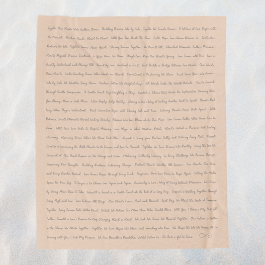 LOVE EMPOWERMENT- Soft Throw Blanket (Warm Sand)
