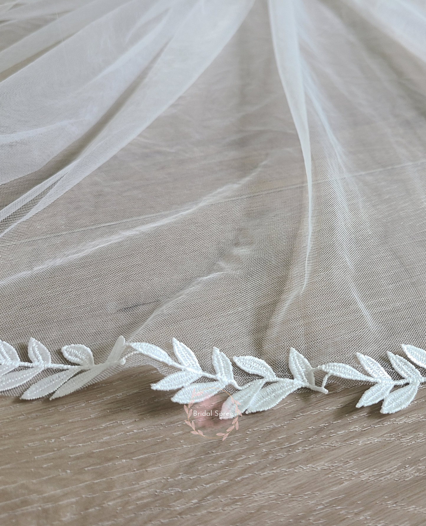 Boho Lace Fingertip Waist Veil sold by Bridal spree canada usa