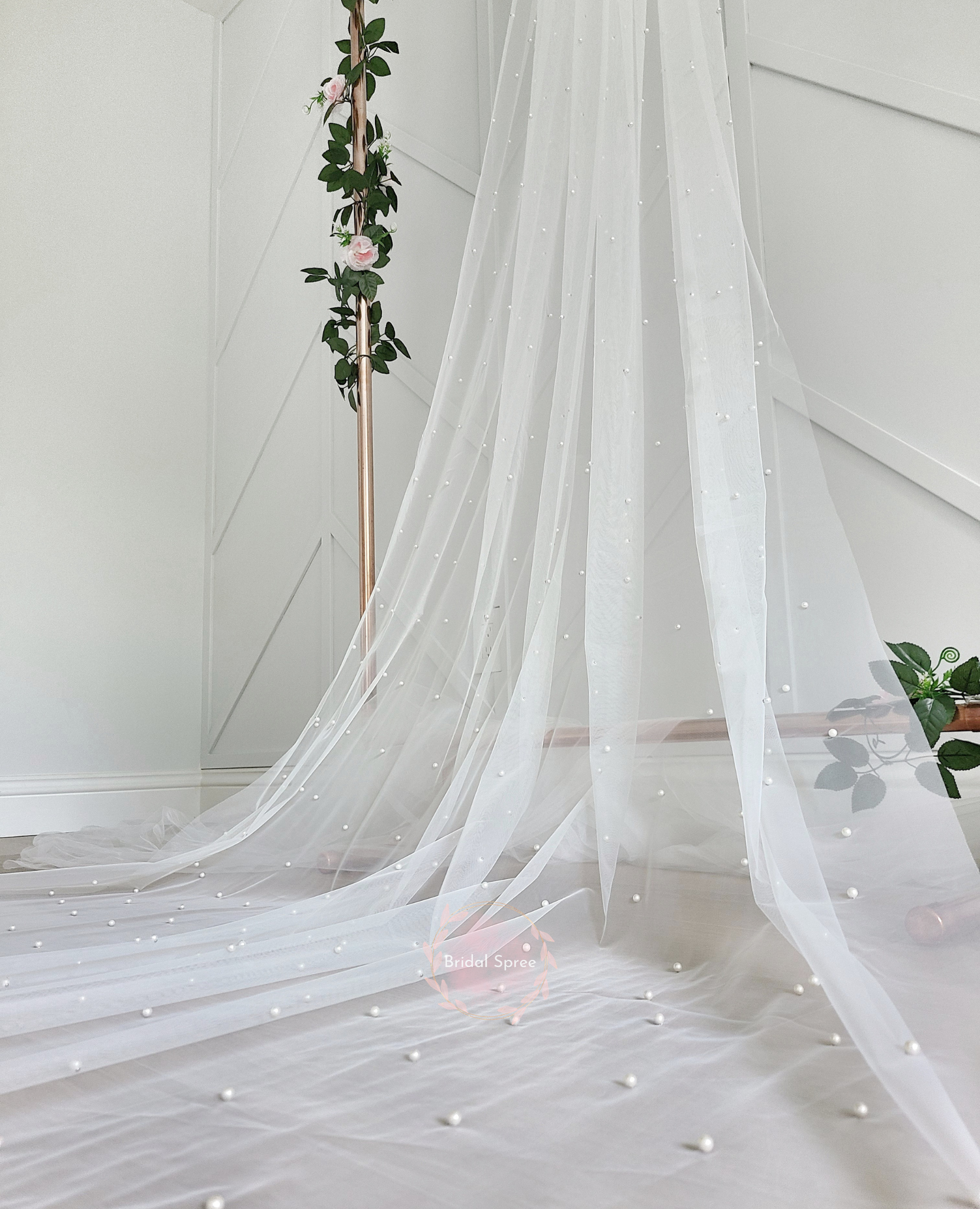 Pearl Chapel  Veil sold by Bridal Spree Wedding Veil Store 