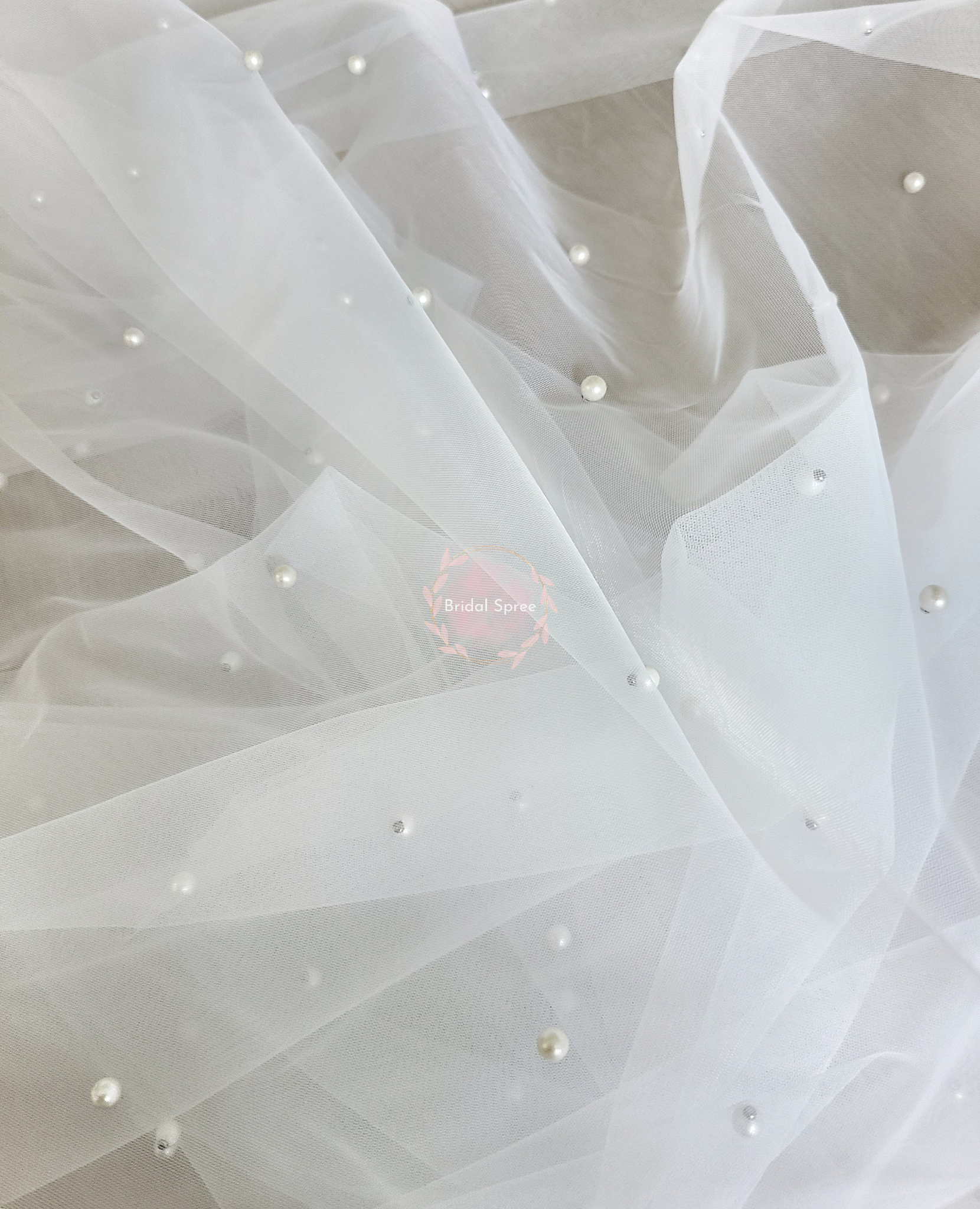 Pearl Waist Veil sold by Bridal Spree Canada USA