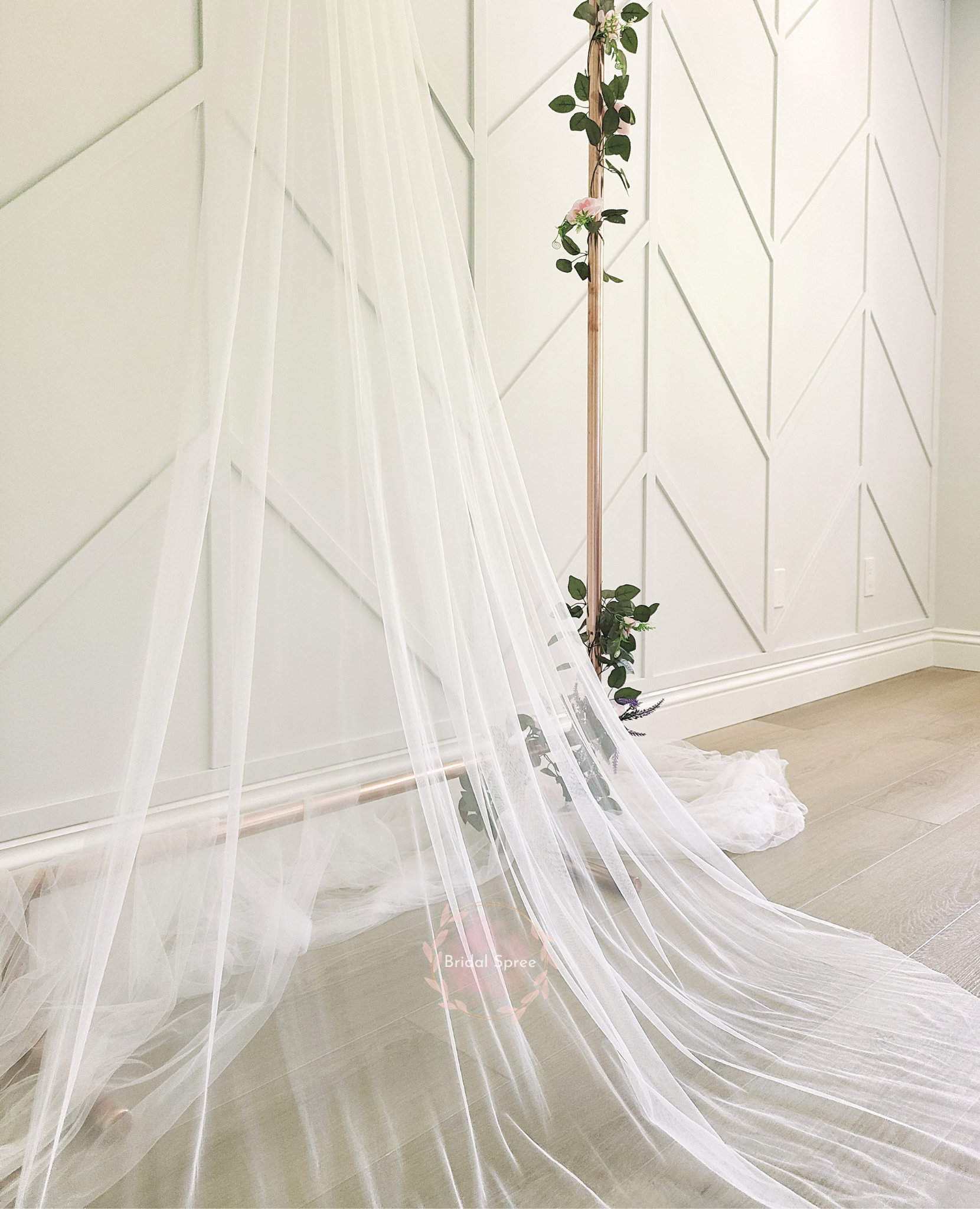 Plain Long Cathedral Veil White from Bridal Spree Veil Canada USA