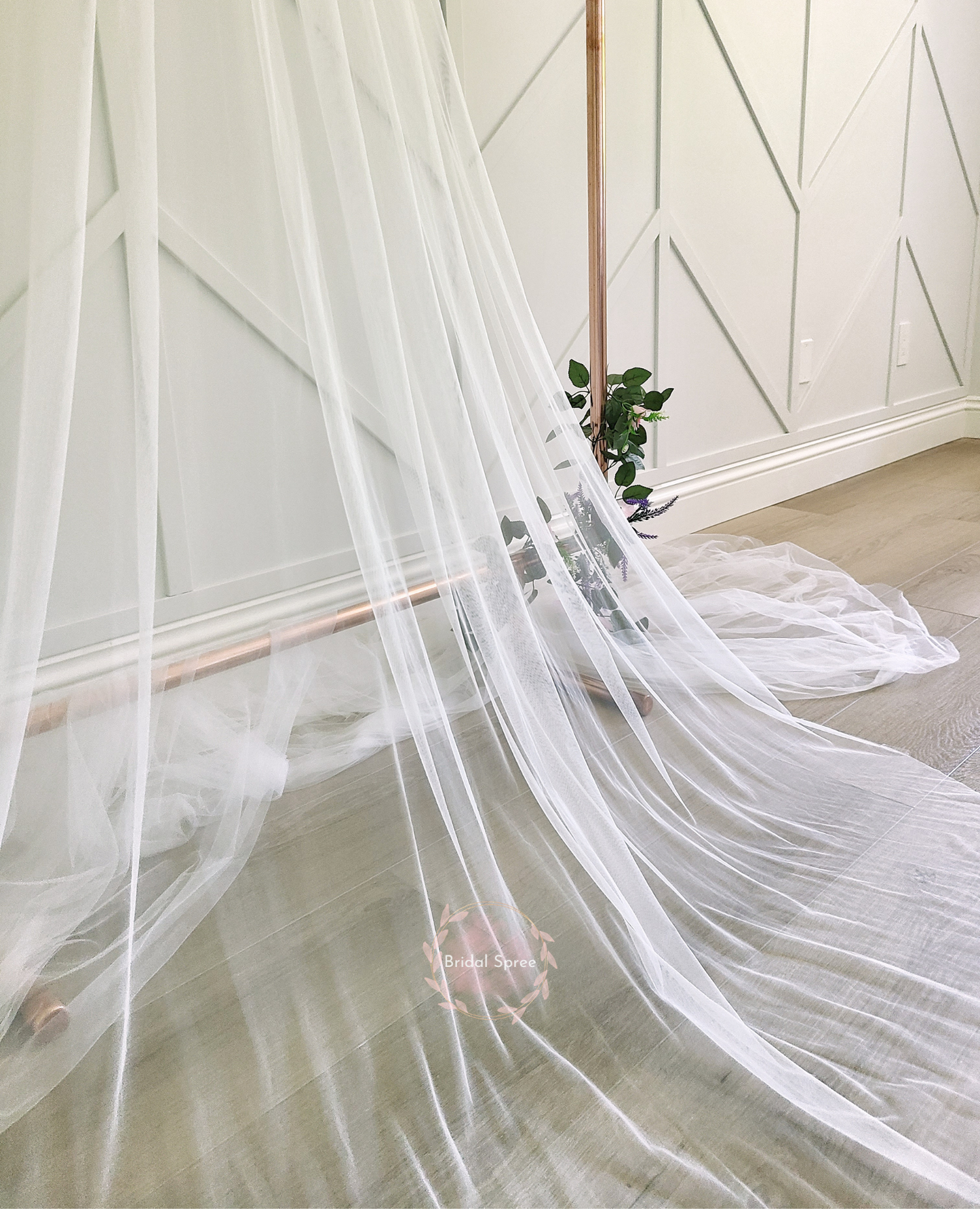 Plain Long Cathedral Veil White from Bridal Spree Veil Canada USA