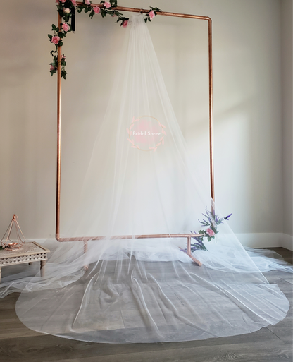Plain Long Cathedral Veil White from Bridal Spree Veil Canada USA